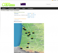 Prévisions sur l'Aquitaine